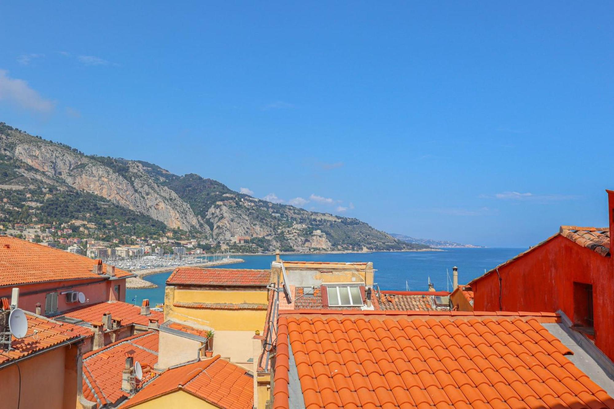 'La Belle Vue Mer' Cozy Appartement, Centre, Plage Menton Ngoại thất bức ảnh